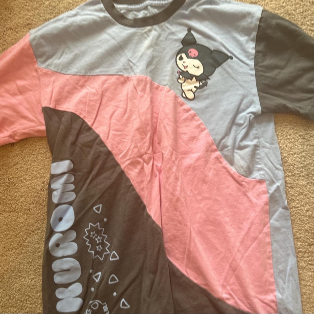 Blue pink Boxlunch kuromi t shirt size xs
